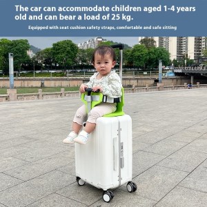 Luggage Aluminum Frame Pc Can Carry Children's Trolley Case - Image 1