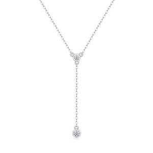 1Tassel - A Fashionable And Luxurious Diamond Jewelry Pendant Set With Moissanite S925 Sterling Silver And Platinum Plating P