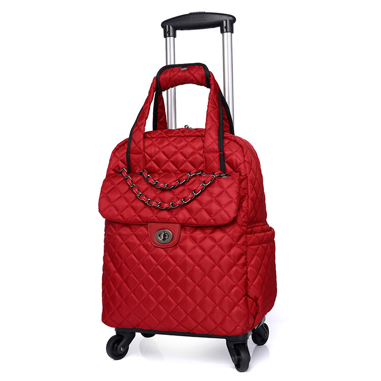 0ab364f9-7b70-4776-9bd7-1491bdd0da04.jpg Oxford Cloth Waterproof Trolley Bag Lightweight Folding Backpack - Image 2