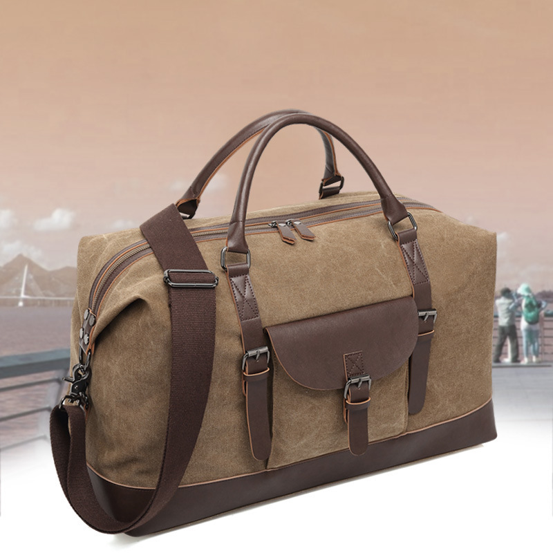 23d84b7d-8a18-4e66-85ef-c5b1271dc5a6.jpg New Fashion Outdoor Travel Bag Portable Canvas Diagonal - Image 3
