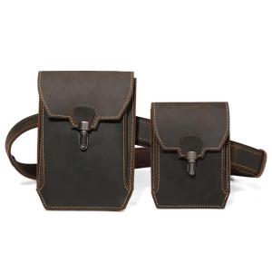 Casual Leather Men's Bag Multi Function Two In One Chest Bag - Image 1