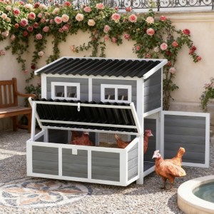 Wooden Pet Coop With Nesting Box - Image 1