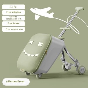 Luggage Children's Riding And Boarding Machine Trolley Case - Image 1