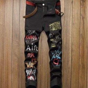 Shanxi Stretchy Slim Straight Pants - Image 1