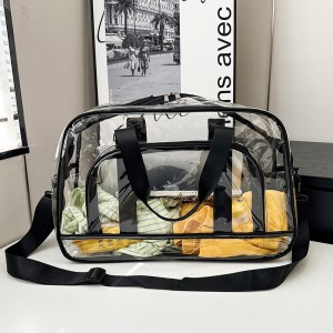 Transparent PVC Plastic Backpack For Men And Women - Image 1