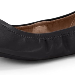Amazon Essentials Women's Round Toe Ballet Flats - Cushioned Memory Foam Flats for Work and Casual Wear - Image 1