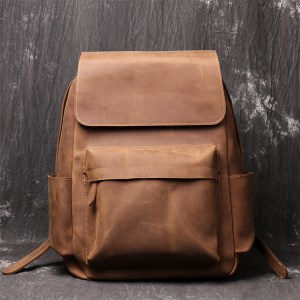 Leather Backpack Retro - Image 1