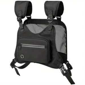 Outdoor Cycling, Sports, Fitness, Running Vest, Chest Bag, Adjustable Reflective Mesh Pocket, Breathable Chest Bag, Suitable