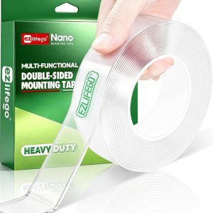 EZlifego Nano Double Sided Mounting Tape - 9.85 FT, Heavy Duty - Traceless - Image 1