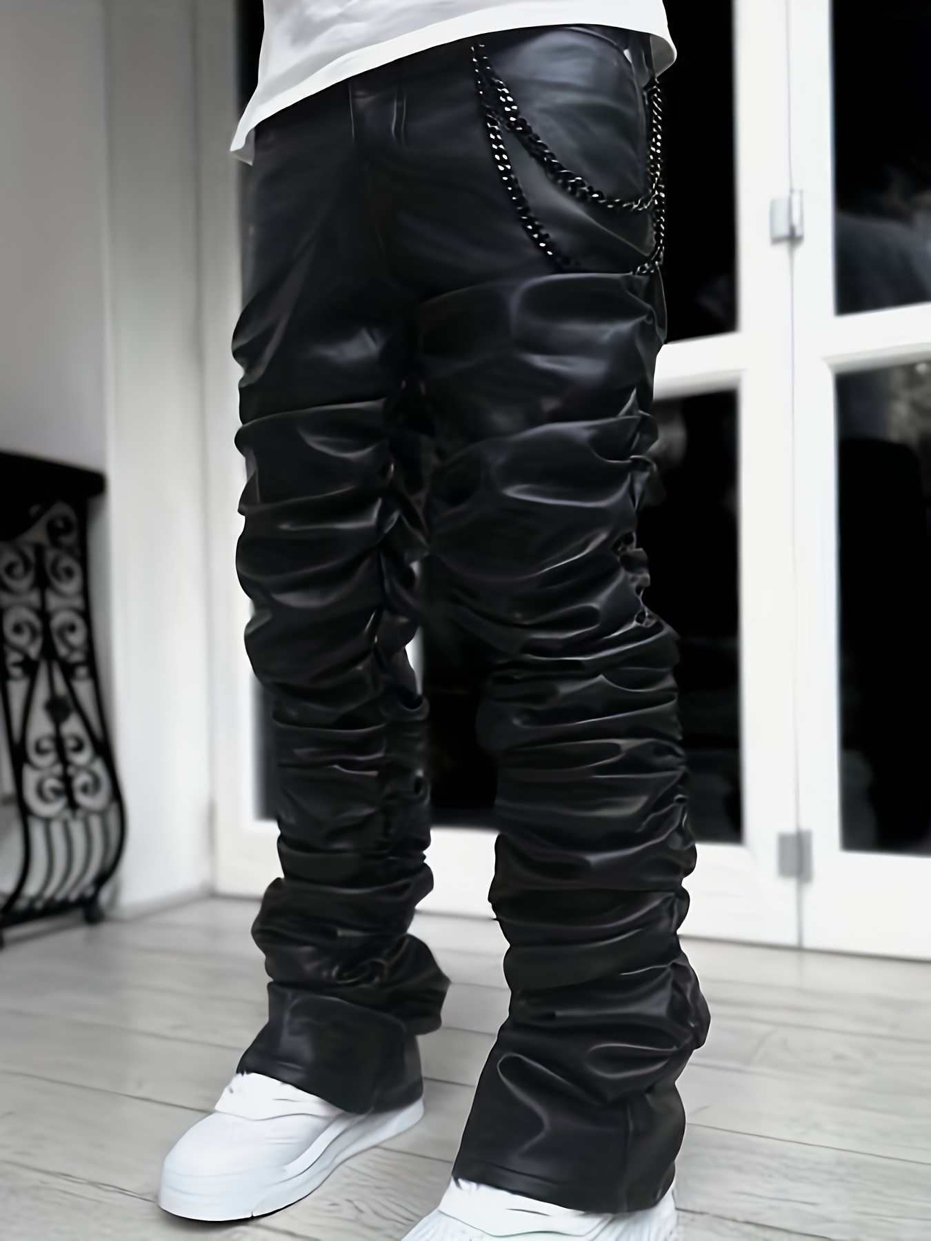 Slim-fit Elastic Straight-leg Pants Slim-fit Elastic Straight-leg Pants