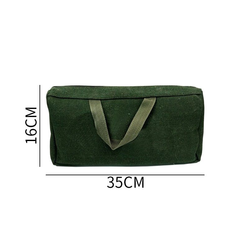 8aa41fee-8356-481d-8b8d-b01c54e6440a.jpg Large Canvas Electrician's Tool Bag Wear-resistant Portable - Image 3