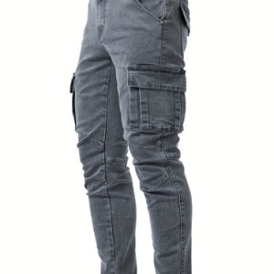 Shanxi Stretchy Slim Straight Pants - Image 1