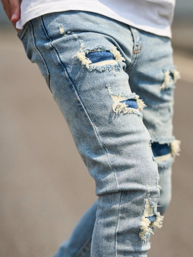a303a011-e60b-4b20-be0b-386b5095e7e7.jpg Slim-fit Stretch Straight-leg Pants - Image 2