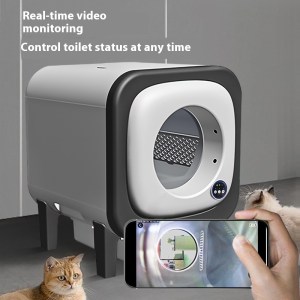 72 Liters Large Space Splash-proof Smart Litter Box - Image 1
