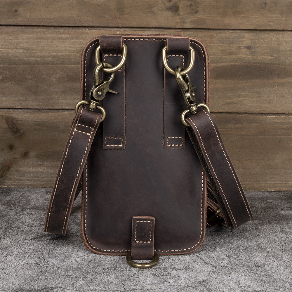 c3360294-af2b-4835-84b4-c261f7424fea.jpg Mens First-Layer Cowhide Crossbody Waist Bag - Image 3