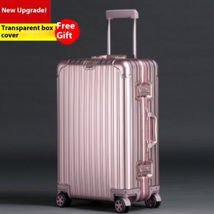 Men's And Women's Metal Travel Luggage - Image 1
