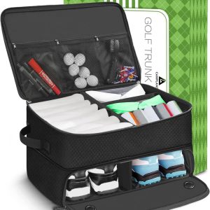 Golf Trunk Storage Box Waterproof Car Golf Locker Car Storage Bag - Image 1