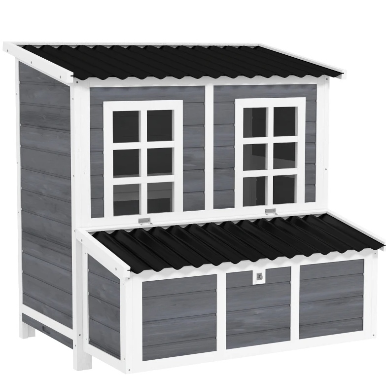 d573eaa6-ca16-471f-b248-cb1435d6843c.jpg Wooden Pet Coop With Nesting Box - Image 2