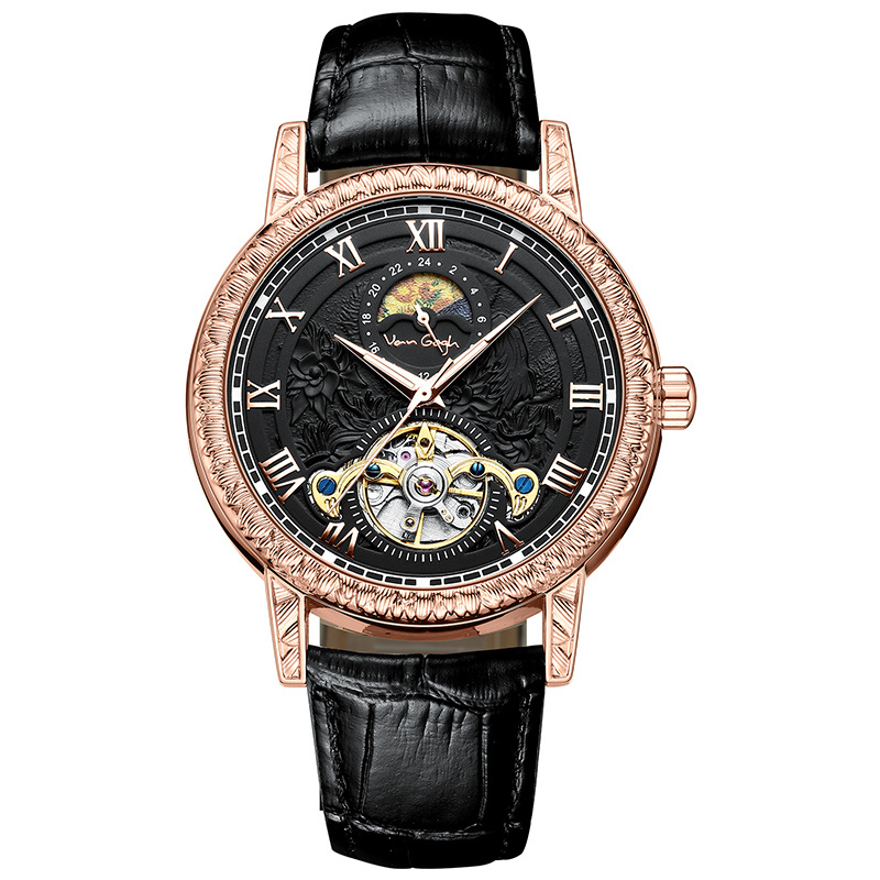 e0d9bca3-aacb-48a0-abec-d871c9bdc9a5-1.jpg VAN GOGH Automatic Mechanical Men's Watch Yaojin Sunflower - Image 2