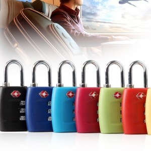 Tourism Luggage Zipper Lock Plastic TSA Code Lock - Image 1
