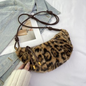 New Fall Winter Fashion Plush Shoulder Bag - Image 1